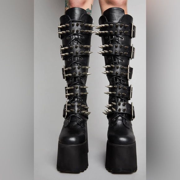 *NOT SELLING!! TRYING TO BUY* Appetite for Destruction Boots from Dolls Kill - Picture 3 of 3